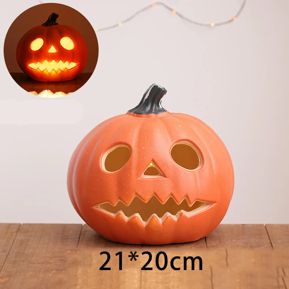 Halloween Pumpkin Lantern Orange Pumpkin Lantern Halloween LED Pumpkin Lantern Orange Pumpkin Lantern Pumpkin Outdoor Decoration