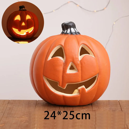 Halloween Pumpkin Lantern Orange Pumpkin Lantern Halloween LED Pumpkin Lantern Orange Pumpkin Lantern Pumpkin Outdoor Decoration